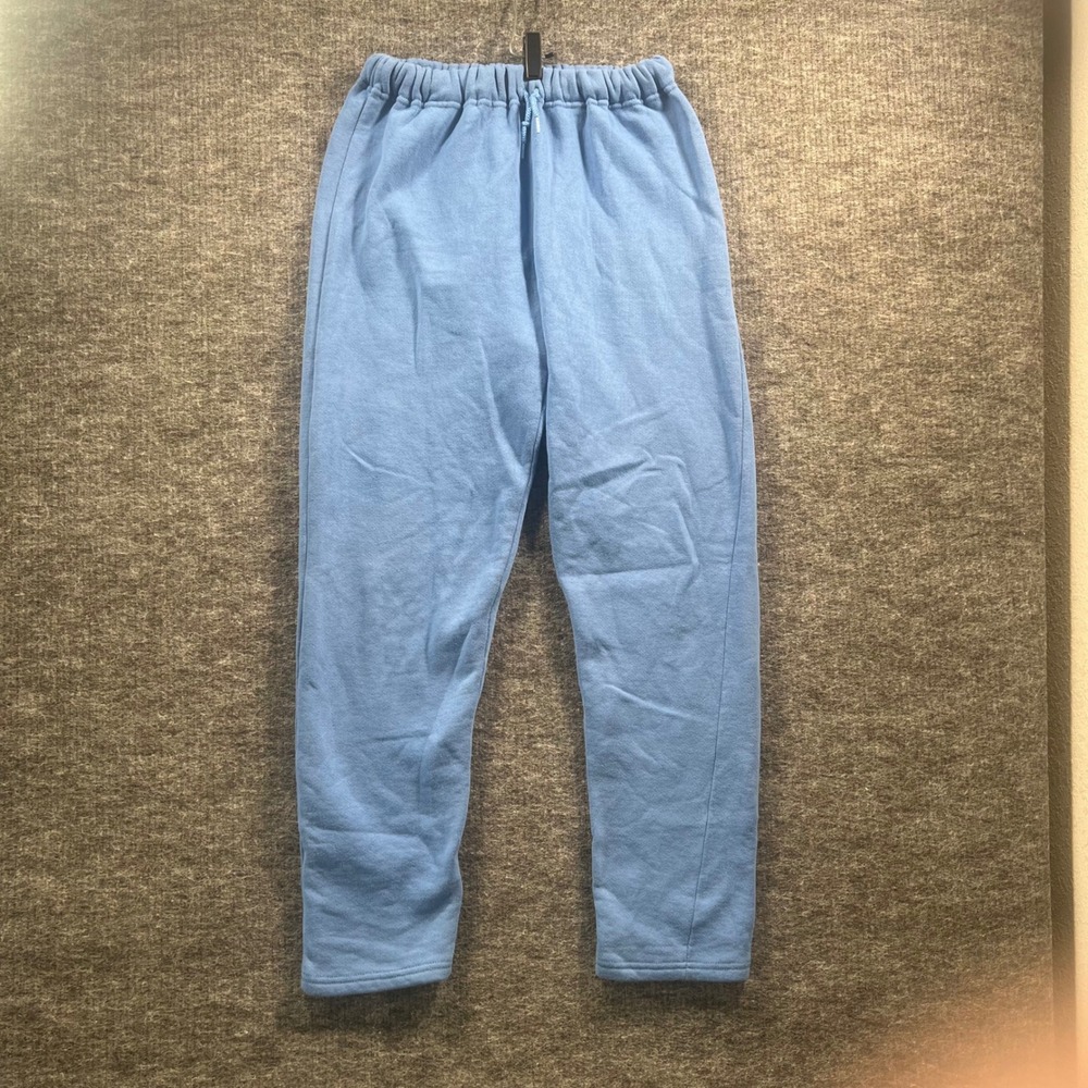 Russell Athletic Light Blue Fleece Sweatpants Mens Medium Drawstring Jogger